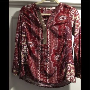 Anthro Indian inspired blouse by Tiny